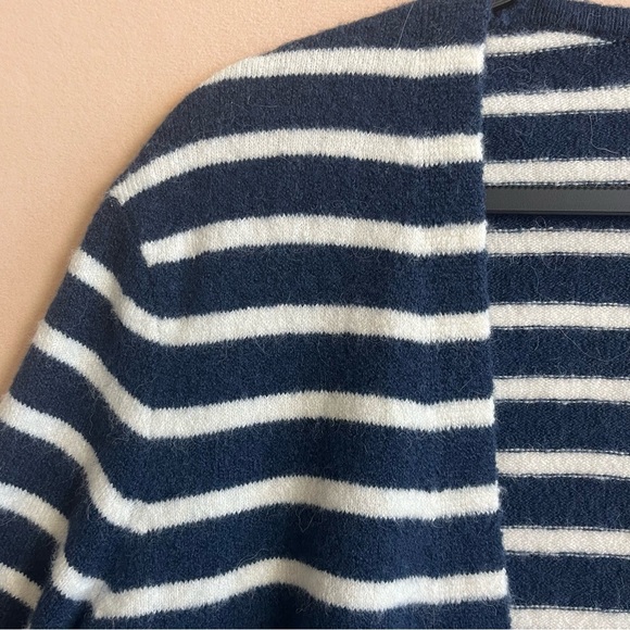 Madewell Merino Wool Alpaca Blend Cozy Walker Open Front Cardigan Coziest Yarn M - Picture 6 of 14